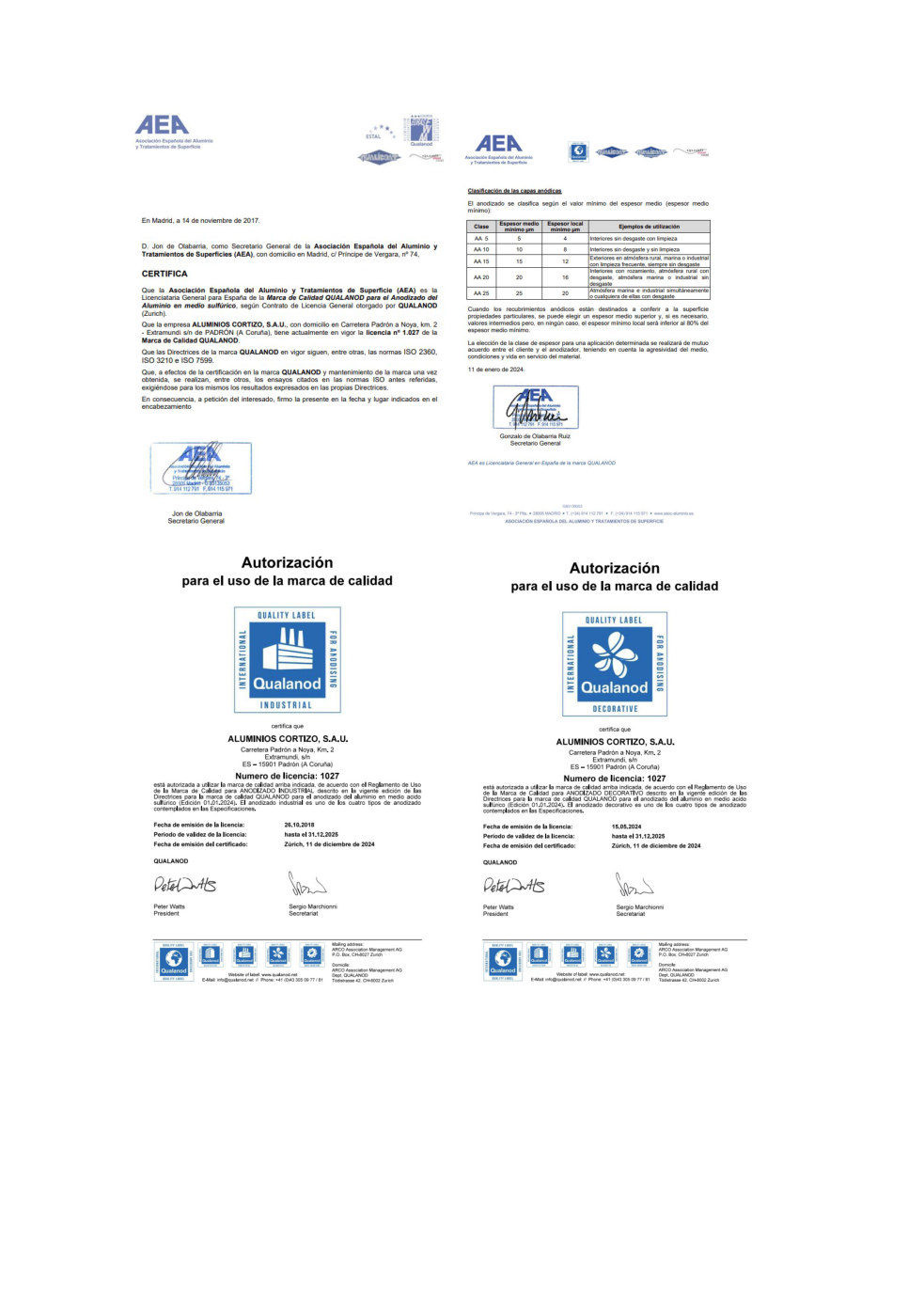 Página 2 del documento técnico original